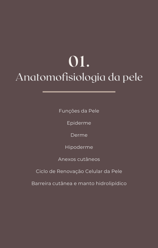 Página do livro digital - Anatomofisiologia da pele